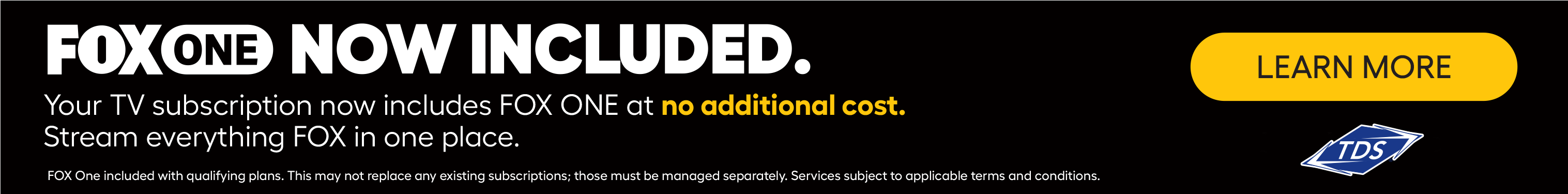 FoxOne is now included.