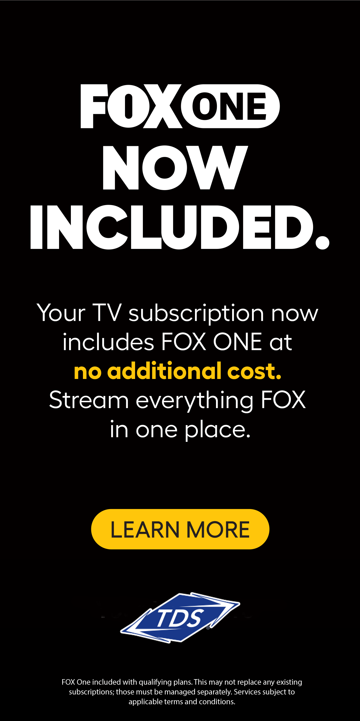 FoxOne is now included.