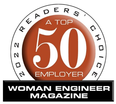 Woman Engineer Magazine Top 50 Readers Choice Top 50 Employer for Woman