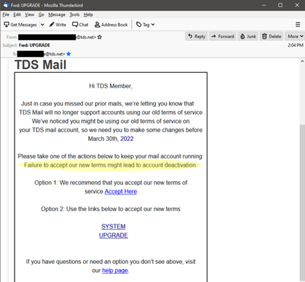 Don’t fall for threats